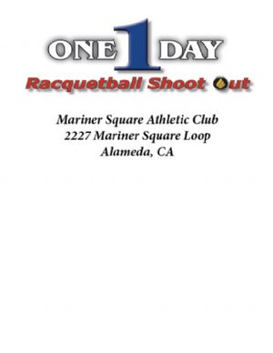 Racquetball Tournament in Alameda, CA