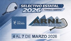 CAMPEONATO ESTATAL DE RAQUETBOL NL 2026