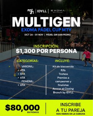 MULTIGEN EXOMA PADEL CUP MTY