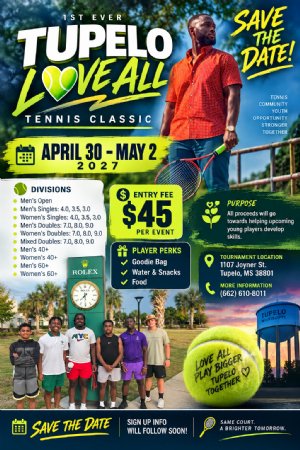 Tupelo LOVE ALL TENNIS TOURNAMENT
